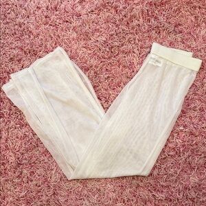 White Kids Swim Coverup Pants